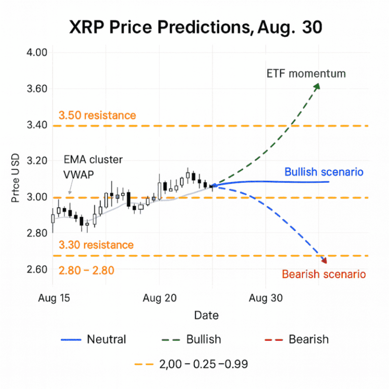리플 가격 전망 2025년 8월