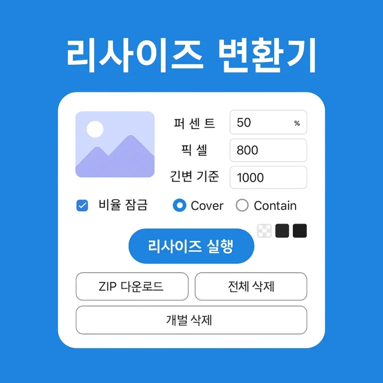 이미지 크기 조절
