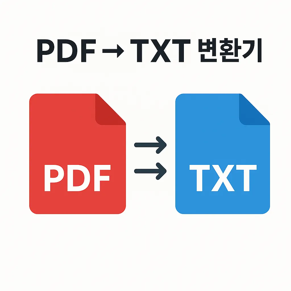PDF TXT 변환 프로그램