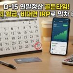 2025 연말정산 세액공제 골든타임 D-15, 비대면 IRP 계좌 개설 방법으로 13월의 월급 챙기기 썸네일