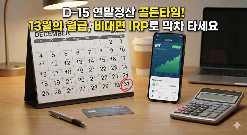 2025 연말정산 세액공제 골든타임 D-15, 비대면 IRP 계좌 개설 방법으로 13월의 월급 챙기기 썸네일